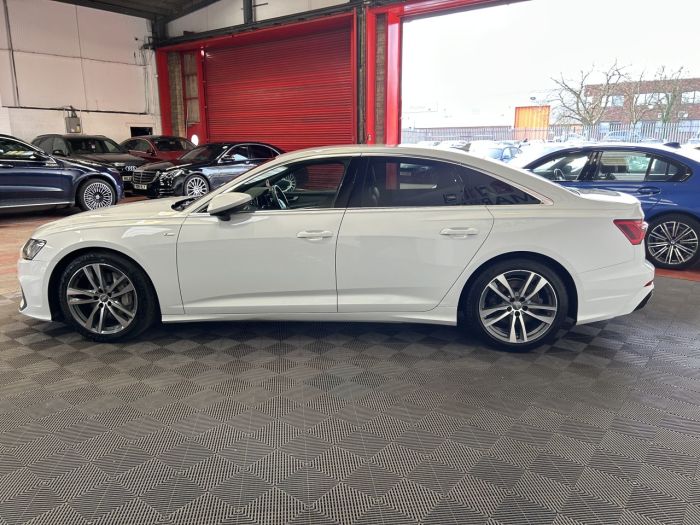 Audi A6 Saloon 3.0 TDI V6 50 S line Saloon 4dr Diesel Tiptronic quattro Euro 6 (s/s) (286 ps) Saloon Diesel WHITE