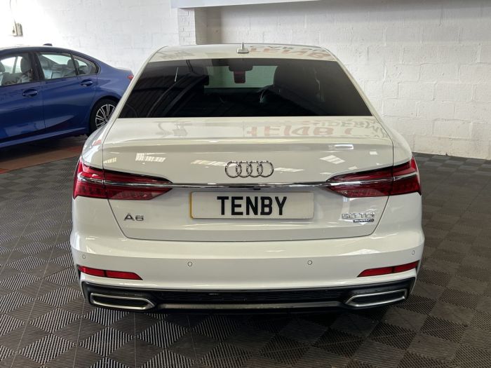 Audi A6 Saloon 3.0 TDI V6 50 S line Saloon 4dr Diesel Tiptronic quattro Euro 6 (s/s) (286 ps) Saloon Diesel WHITE