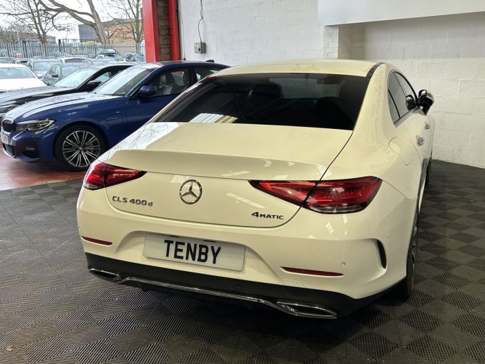 Mercedes-Benz CLS-Class 2.9 CLS400d AMG Line (Premium Plus) Coupe 4dr Diesel G-Tronic 4MATIC Euro 6 (s/s) (340 ps) Saloon Diesel WHITE