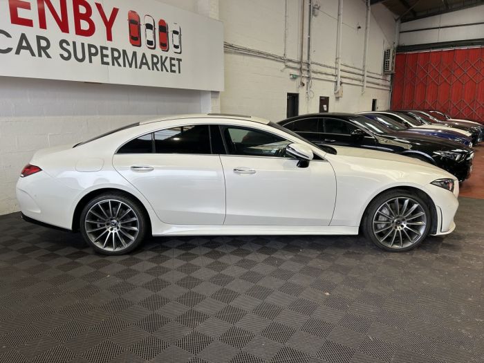 Mercedes-Benz CLS-Class 2.9 CLS400d AMG Line (Premium Plus) Coupe 4dr Diesel G-Tronic 4MATIC Euro 6 (s/s) (340 ps) Saloon Diesel WHITE