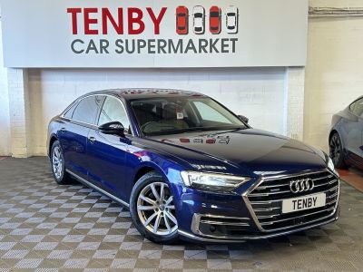 Audi A8 3.0 TFSI V6 55 Saloon 4dr Petrol Tiptronic quattro Euro 6 (s/s) LWB (340 ps) Saloon Petrol BLUEAudi A8 3.0 TFSI V6 55 Saloon 4dr Petrol Tiptronic quattro Euro 6 (s/s) LWB (340 ps) Saloon Petrol BLUE at Motor Finance 4u Tunbridge Wells