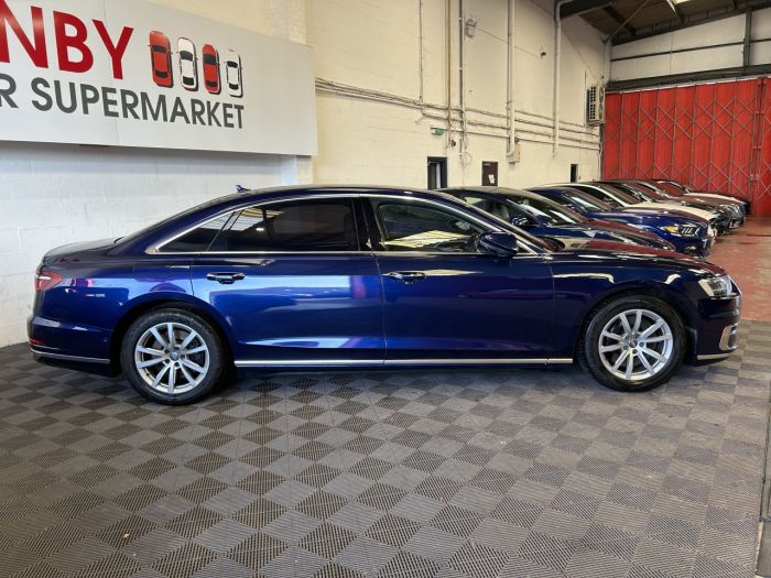 Audi A8 3.0 TFSI V6 55 Saloon 4dr Petrol Tiptronic quattro Euro 6 (s/s) LWB (340 ps) Saloon Petrol BLUE