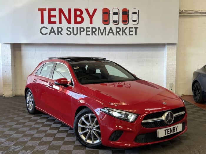 Mercedes-Benz A Class 1.3 A200 Sport (Premium Plus) Hatchback 5dr Petrol 7G-DCT Euro 6 (s/s) (163 ps) Hatchback Petrol RED