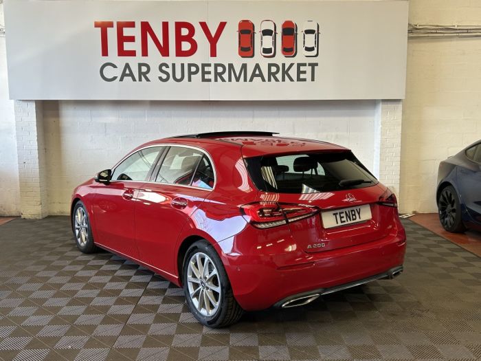 Mercedes-Benz A Class 1.3 A200 Sport (Premium Plus) Hatchback 5dr Petrol 7G-DCT Euro 6 (s/s) (163 ps) Hatchback Petrol RED