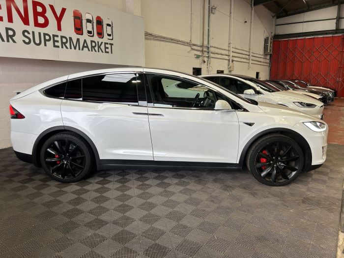 Tesla Model X P100DL (Dual Motor) SUV 5dr Electric Auto 4WDE (Ludicrous) (603 bhp) SUV Electric WHITE