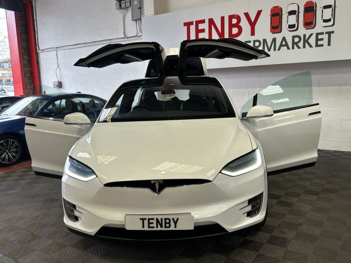 Tesla Model X P100DL (Dual Motor) SUV 5dr Electric Auto 4WDE (Ludicrous) (603 bhp) SUV Electric WHITE