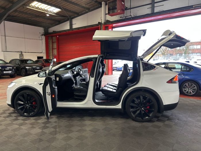 Tesla Model X P100DL (Dual Motor) SUV 5dr Electric Auto 4WDE (Ludicrous) (603 bhp) SUV Electric WHITE