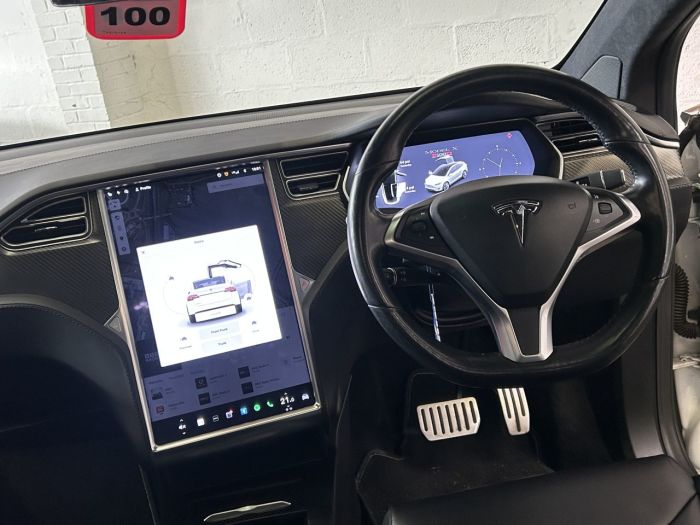 Tesla Model X P100DL (Dual Motor) SUV 5dr Electric Auto 4WDE (Ludicrous) (603 bhp) SUV Electric WHITE