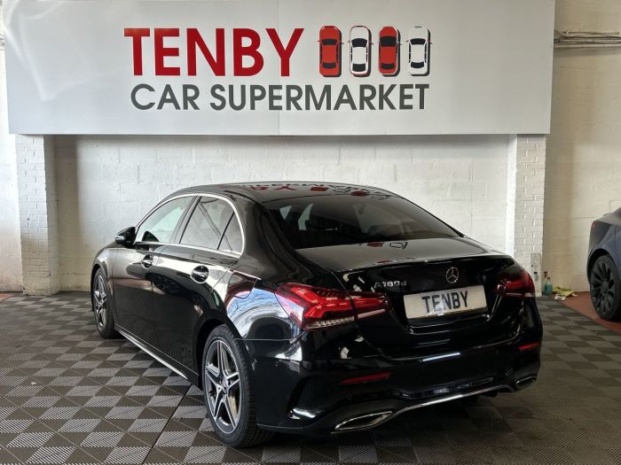 Mercedes-Benz A Class 1.5 A180d AMG Line (Premium) Saloon 4dr Diesel 7G-DCT Euro 6 (s/s) (116 ps) Saloon Diesel BLACK