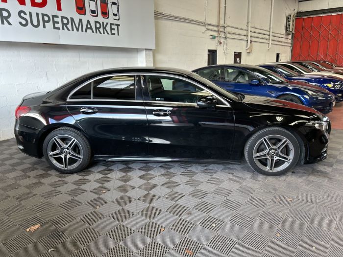 Mercedes-Benz A Class 1.5 A180d AMG Line (Premium) Saloon 4dr Diesel 7G-DCT Euro 6 (s/s) (116 ps) Saloon Diesel BLACK