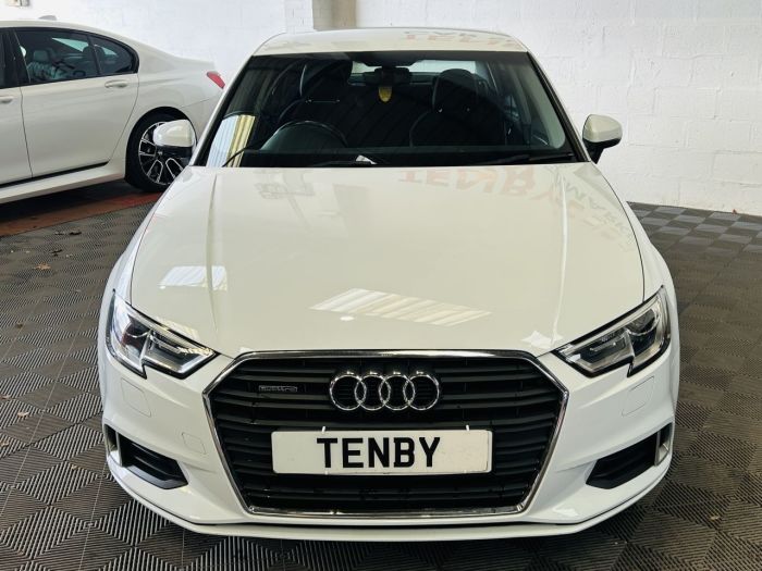 Audi A3 2.0 TDI Sport Saloon 4dr Diesel S Tronic Auto 6Spd quattro Euro 6 (s/s) (184 ps) Saloon Diesel WHITE