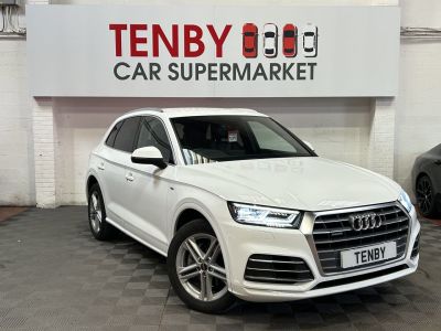 Audi Q5 2.0 TDI S line SUV 5dr Diesel S Tronic quattro Euro 6 (s/s) (190 ps) SUV Diesel WHITEAudi Q5 2.0 TDI S line SUV 5dr Diesel S Tronic quattro Euro 6 (s/s) (190 ps) SUV Diesel WHITE at Motor Finance 4u Tunbridge Wells