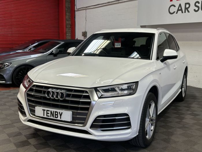 Audi Q5 2.0 TDI S line SUV 5dr Diesel S Tronic quattro Euro 6 (s/s) (190 ps) SUV Diesel WHITE