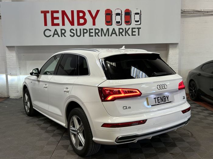 Audi Q5 2.0 TDI S line SUV 5dr Diesel S Tronic quattro Euro 6 (s/s) (190 ps) SUV Diesel WHITE