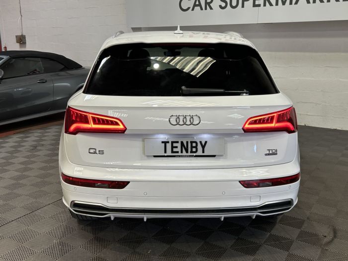 Audi Q5 2.0 TDI S line SUV 5dr Diesel S Tronic quattro Euro 6 (s/s) (190 ps) SUV Diesel WHITE