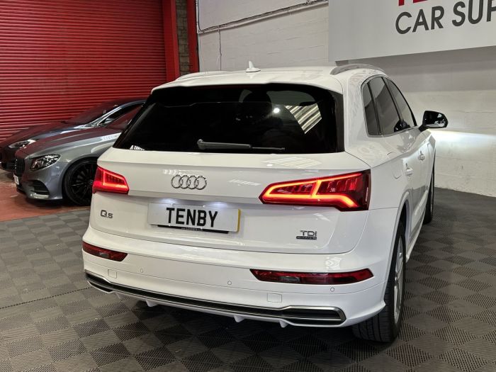 Audi Q5 2.0 TDI S line SUV 5dr Diesel S Tronic quattro Euro 6 (s/s) (190 ps) SUV Diesel WHITE