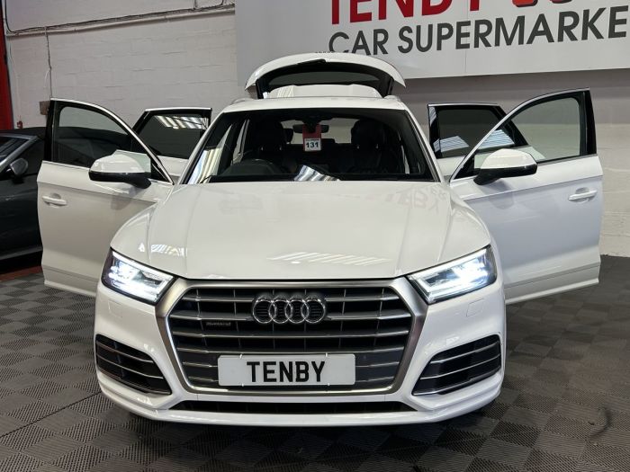 Audi Q5 2.0 TDI S line SUV 5dr Diesel S Tronic quattro Euro 6 (s/s) (190 ps) SUV Diesel WHITE