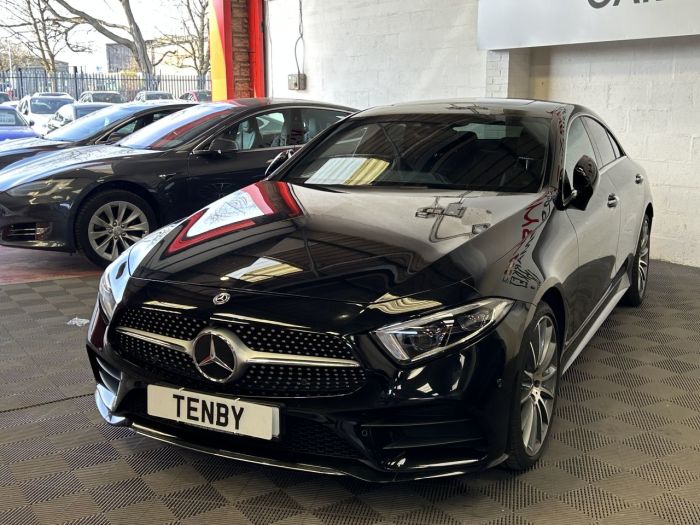 Mercedes-Benz CLS-Class 2.9 CLS350d AMG Line (Premium Plus) Coupe 4dr Diesel G-Tronic 4MATIC Euro 6 (s/s) (286 ps) Saloon Diesel BLACK