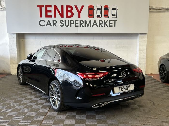 Mercedes-Benz CLS-Class 2.9 CLS350d AMG Line (Premium Plus) Coupe 4dr Diesel G-Tronic 4MATIC Euro 6 (s/s) (286 ps) Saloon Diesel BLACK