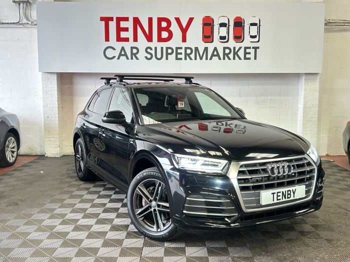 Audi Q5 2.0 TDI S line SUV 5dr Diesel S Tronic quattro Euro 6 (s/s) (190 ps) SUV Diesel BLACK