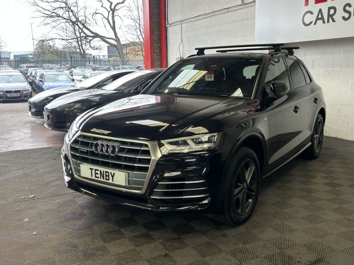 Audi Q5 2.0 TDI S line SUV 5dr Diesel S Tronic quattro Euro 6 (s/s) (190 ps) SUV Diesel BLACK